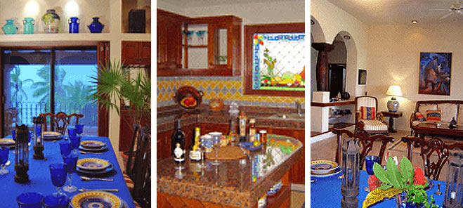 Villa Ka Kuxta Dining Room and Kitchen